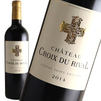 フランス ボルドー リュサック・サンテミリオン 2014 CH クロワ デュ リヴァル 750ml