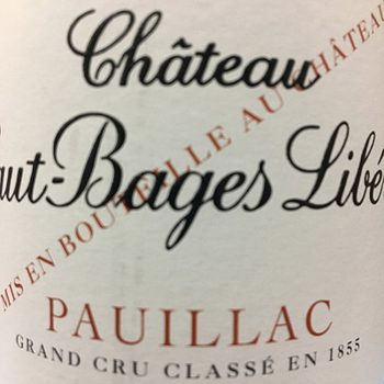 フランス ボルドー ポイヤック 2016 CH オー バージュ リベラル 750ml | グランヴァン