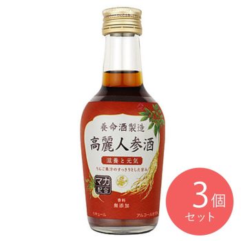 養命酒製造 高麗人参酒 200ml×3本