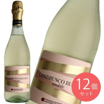 イタリア エミリア・ロマーニャ ランブルスコ アマービレ ビアンコ 750ml×12本【ケース販売】